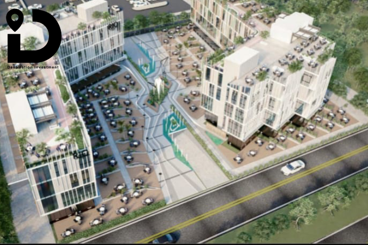 زاوية معمارية من تصميم المهندس محمد طلعت لمول ريو كابيتال