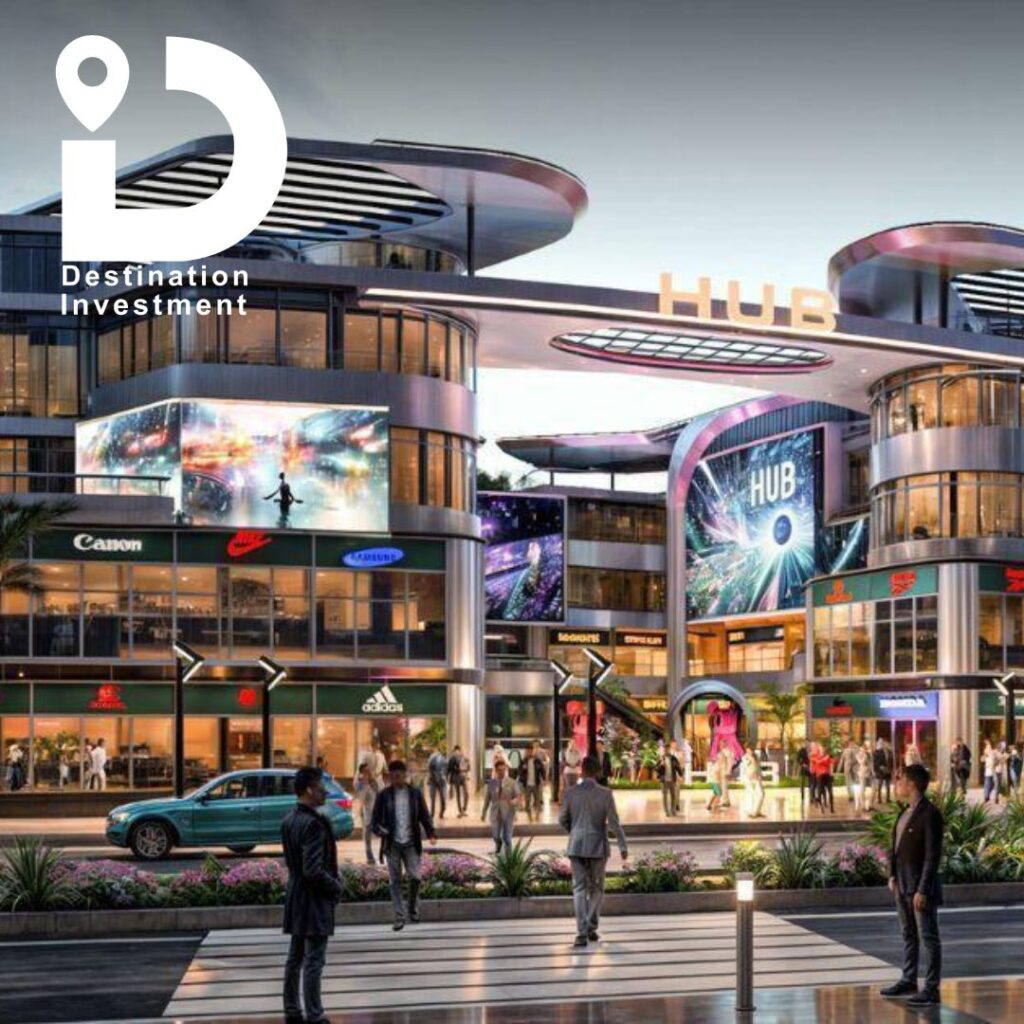 صورة لواجهة مول East HUB – تصميم عصري في قلب الياسمين فيلات