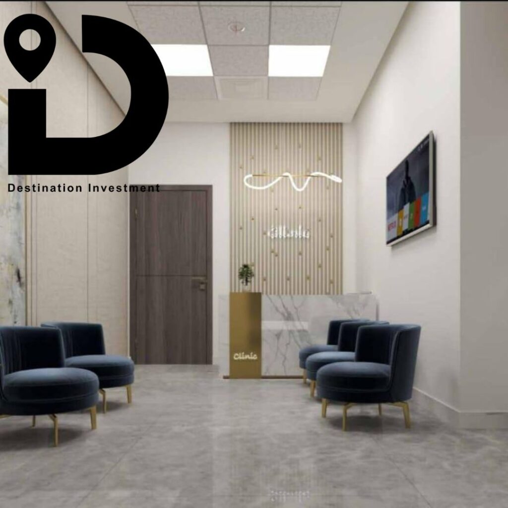 لقطة ثلاثية الابعاد لعيادة طبية من مشروع Medicon R7 لشركة Medicon Developments