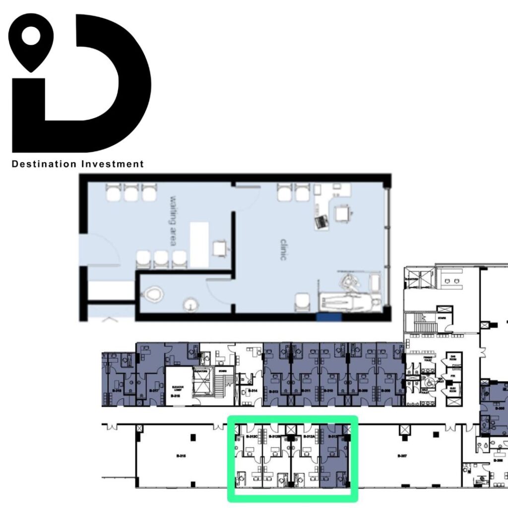 Master Plan لعيادة طبية من مشروع Medicon R7 لشركة Medicon Developments