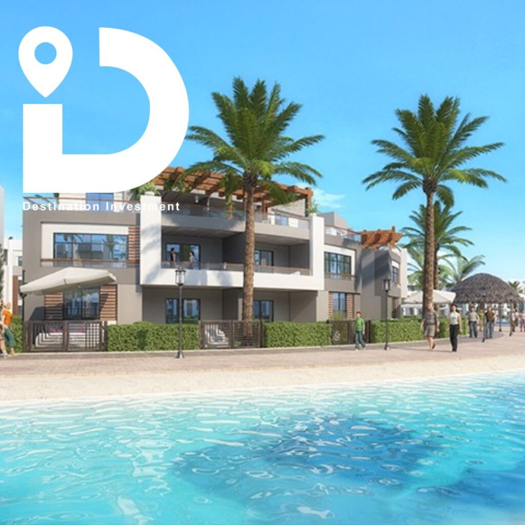 رؤية 3D توضح تصميم الوحدات السكنية بمشروع Lasirena Bay رأس سدر بأسلوب عصري وإطلالة بحرية