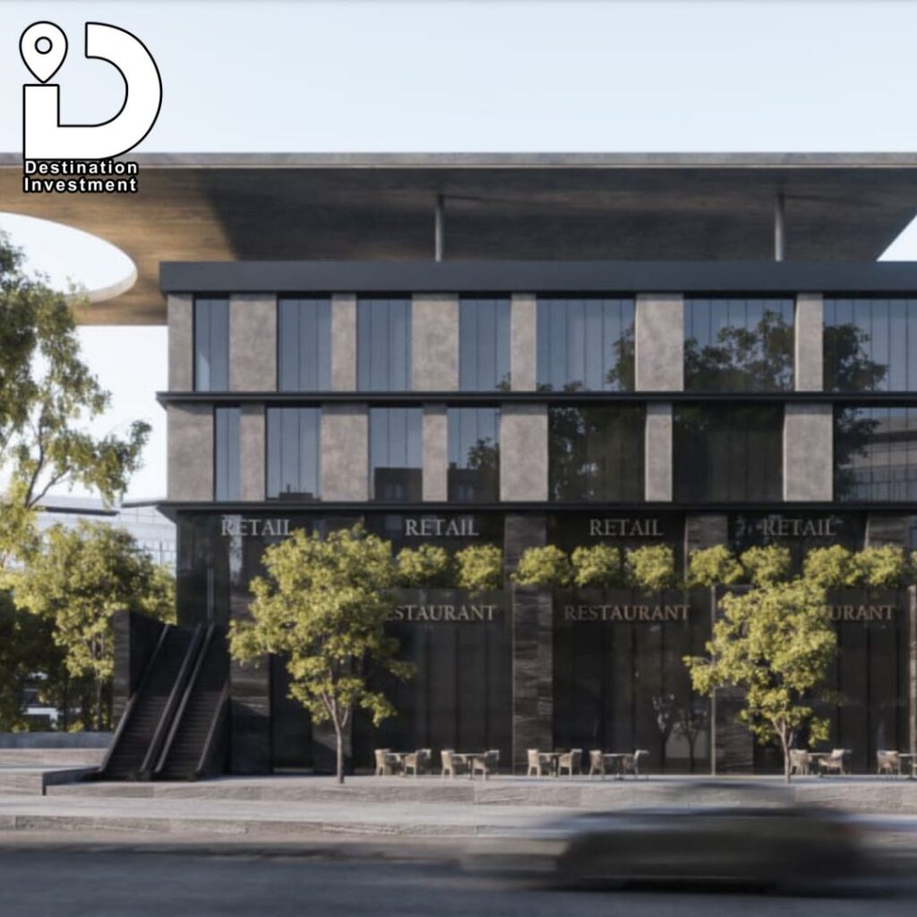 تصميم ثلاثي الأبعاد لمدخل مول G7.

