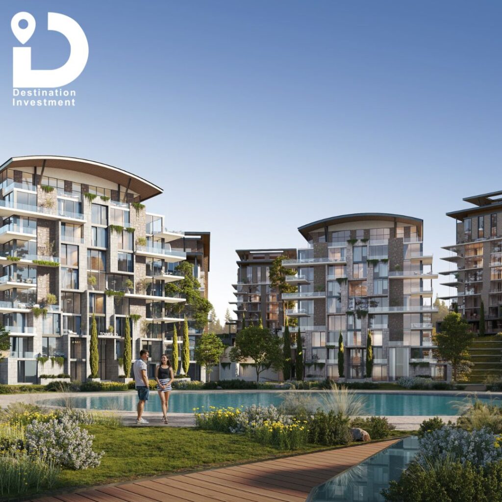 لقطات ثلاثية الابعاد ل تصميم Compound Nest New Cairo شركة Nawassy Developments