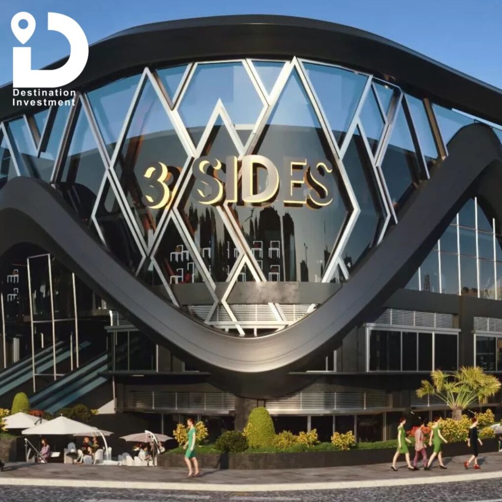 واجهة مول 3 Sides Mall شركة  Nawassy Developments