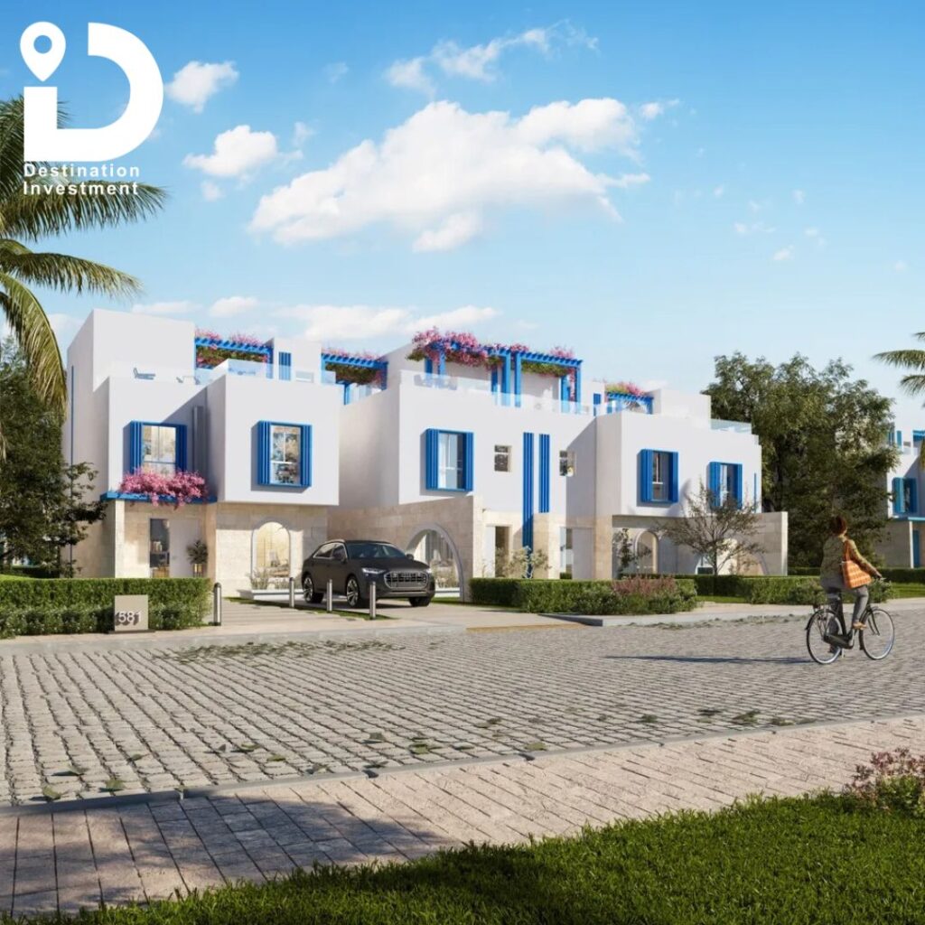كمبوند فاخر بإطلالة على اللاندسكيب والبسين في Naia Bay. 🏝🌿