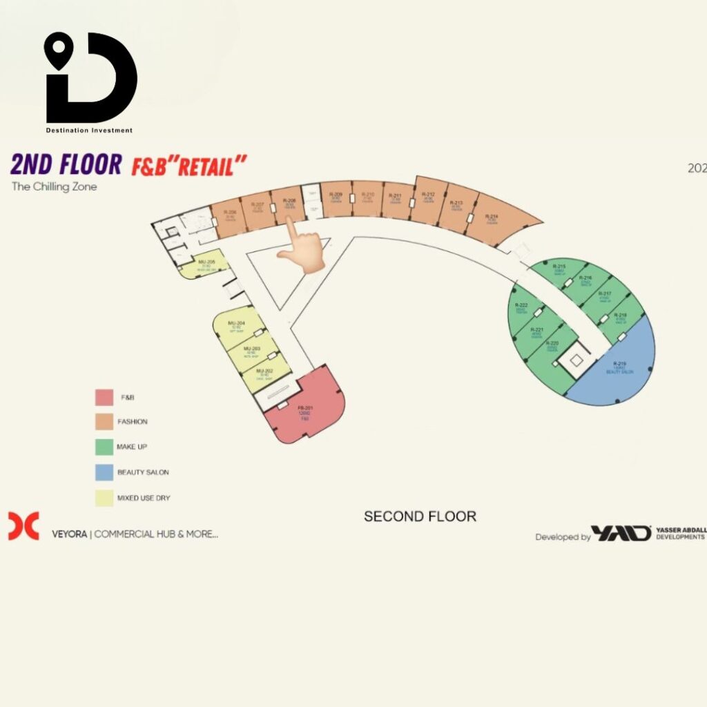 إعلان عن وحدة مميزة مشروع Veyora Commercial Hub