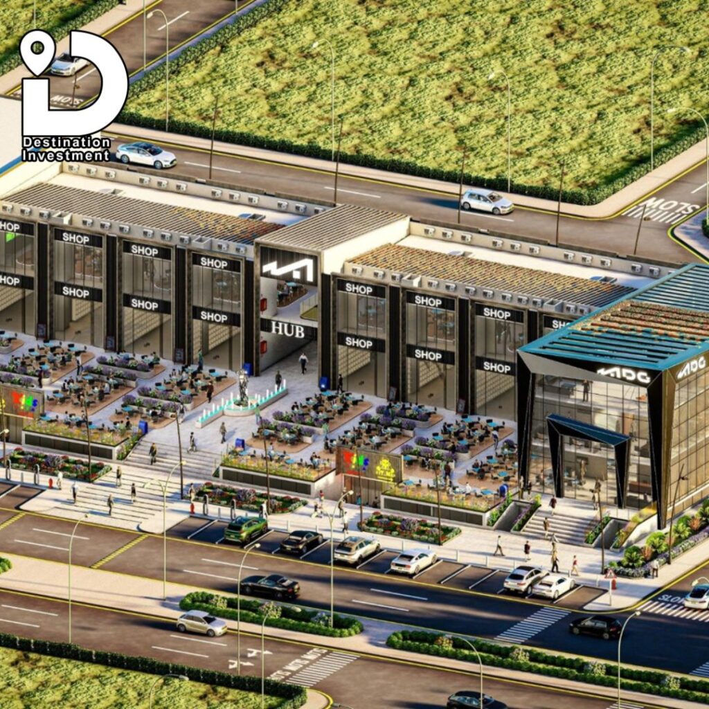 مول City HUB دمياط الجديدة بموقع استراتيجي قريب من المناطق السكنية.