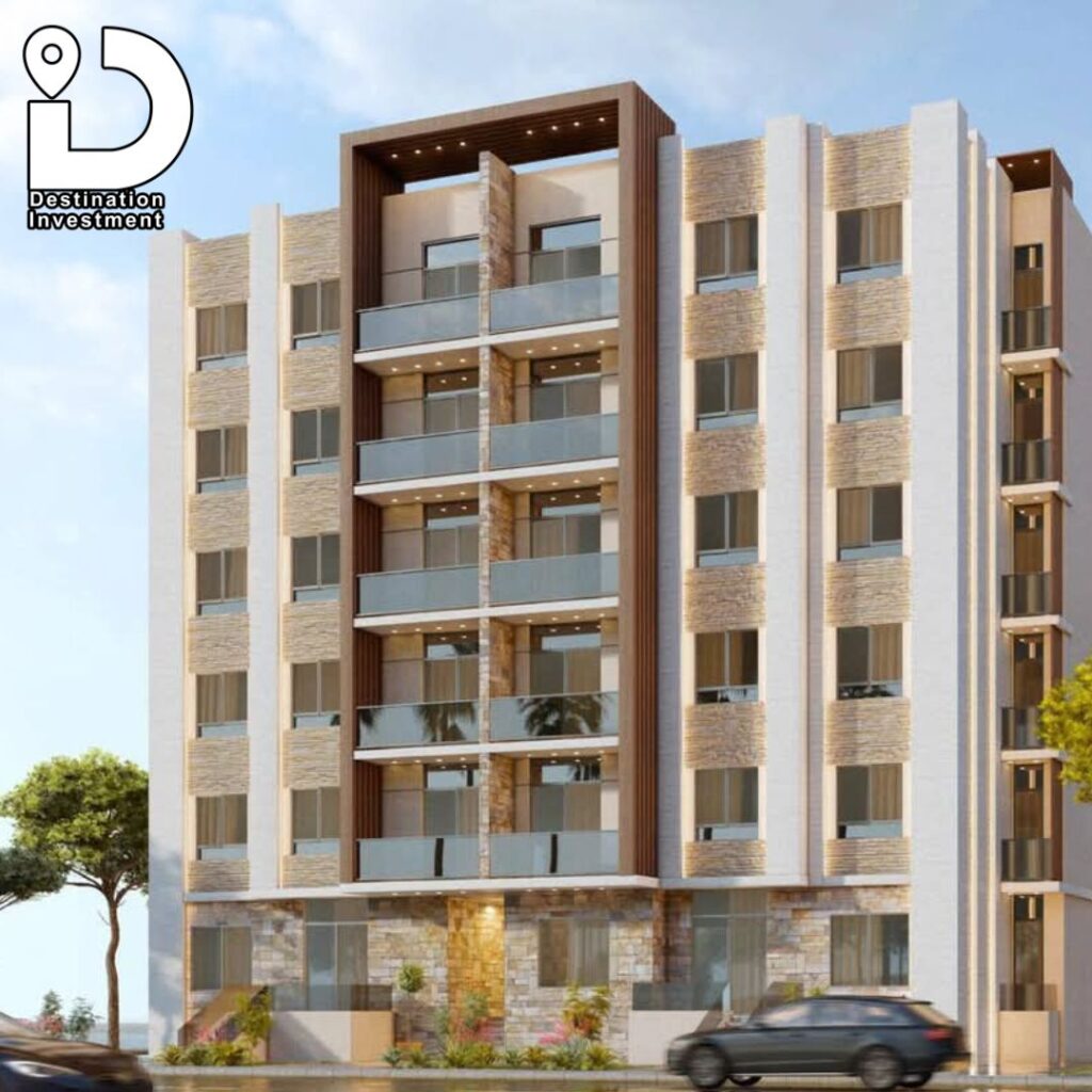 تصميم مباني سكنية حديثة وأنيقة.
