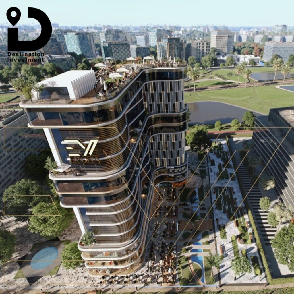 لقطة ثلاثية الابعاد مشروع Evora Business Complex – الداون تاون