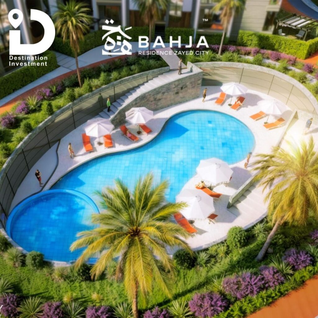 حمام سباحة حديث داخل الكمبوند – Symphony Development – Compound Bahja Sheikh Zayed