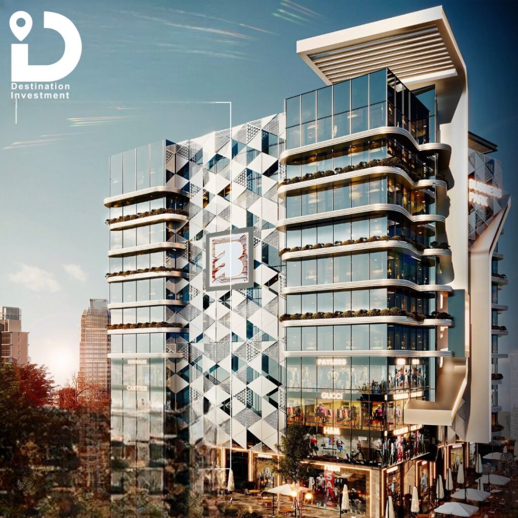 تصميم معماري حديث للمول – Better House Developments – Sky Business Park
