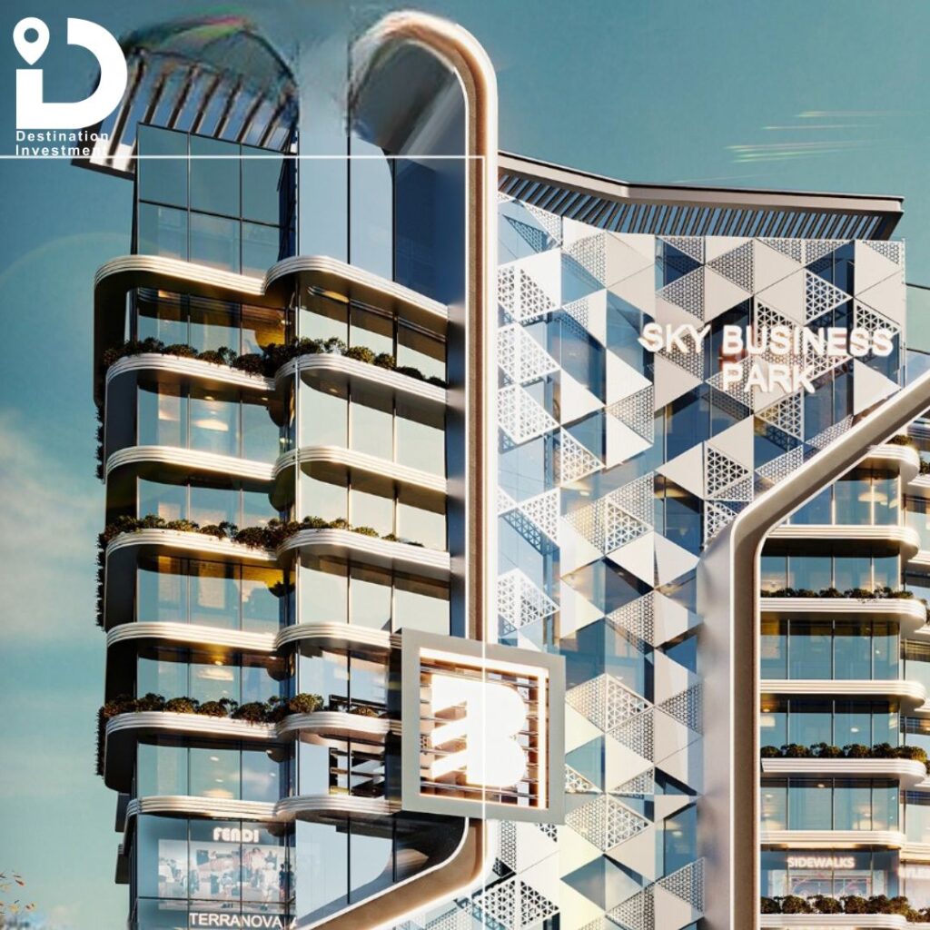 تصميم معماري حديث للمول – Better House Developments – Sky Business Park
