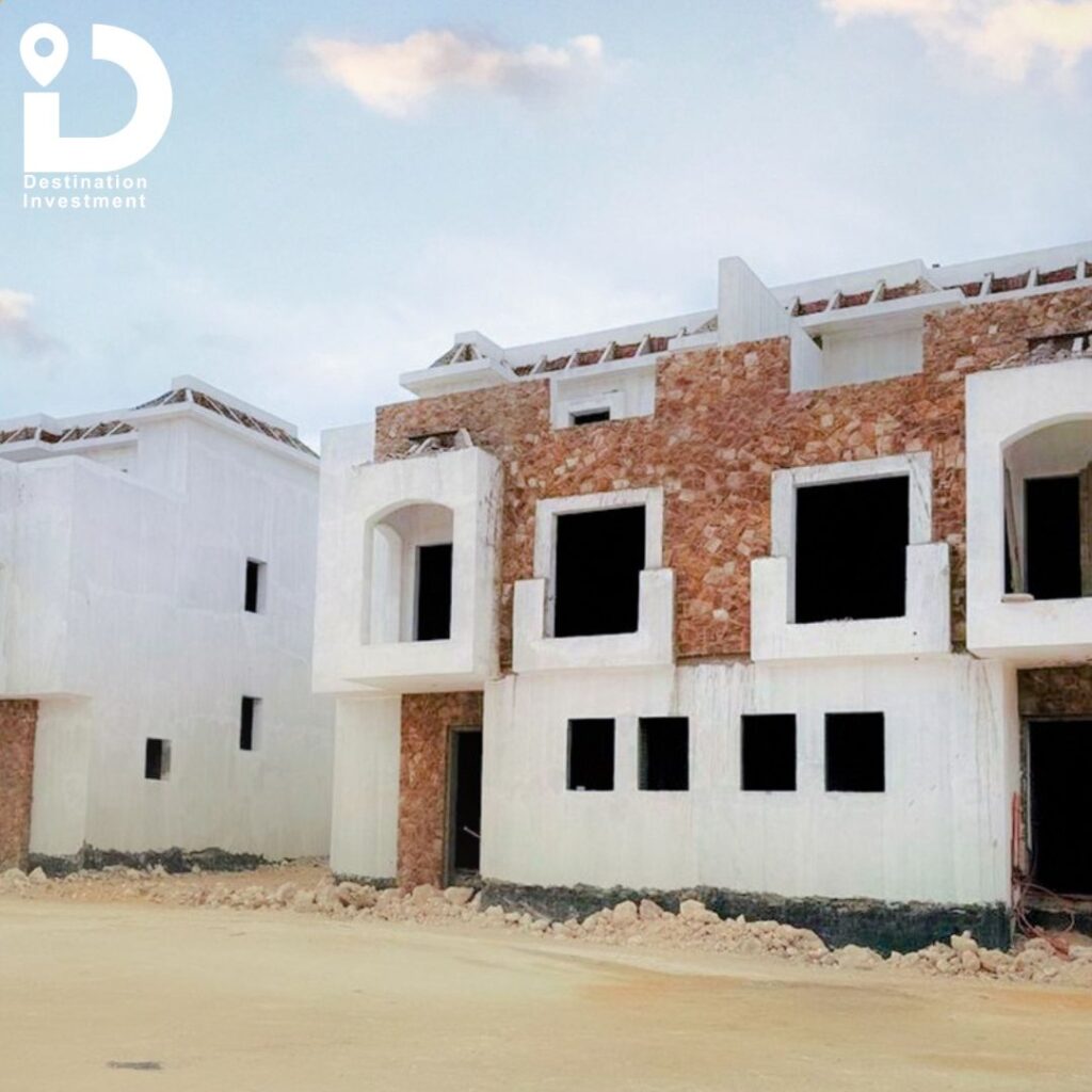 مرحلة التشطيبات بالقرية   – Village Vidala Galala Ain Sokhna
