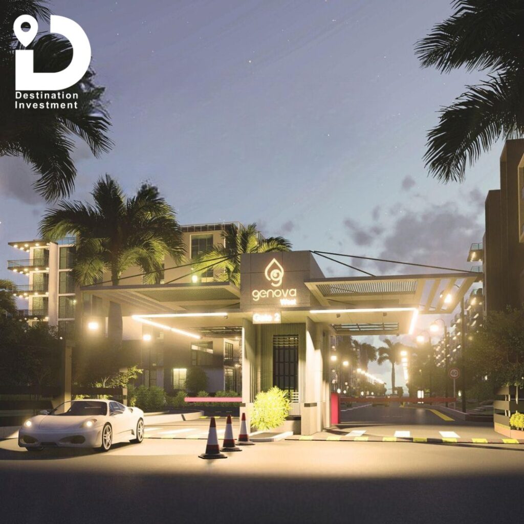 تصميم ثلاثي الأبعاد لواجهات كمبوند Genova El Sheikh Zayed – Eastern Developments.