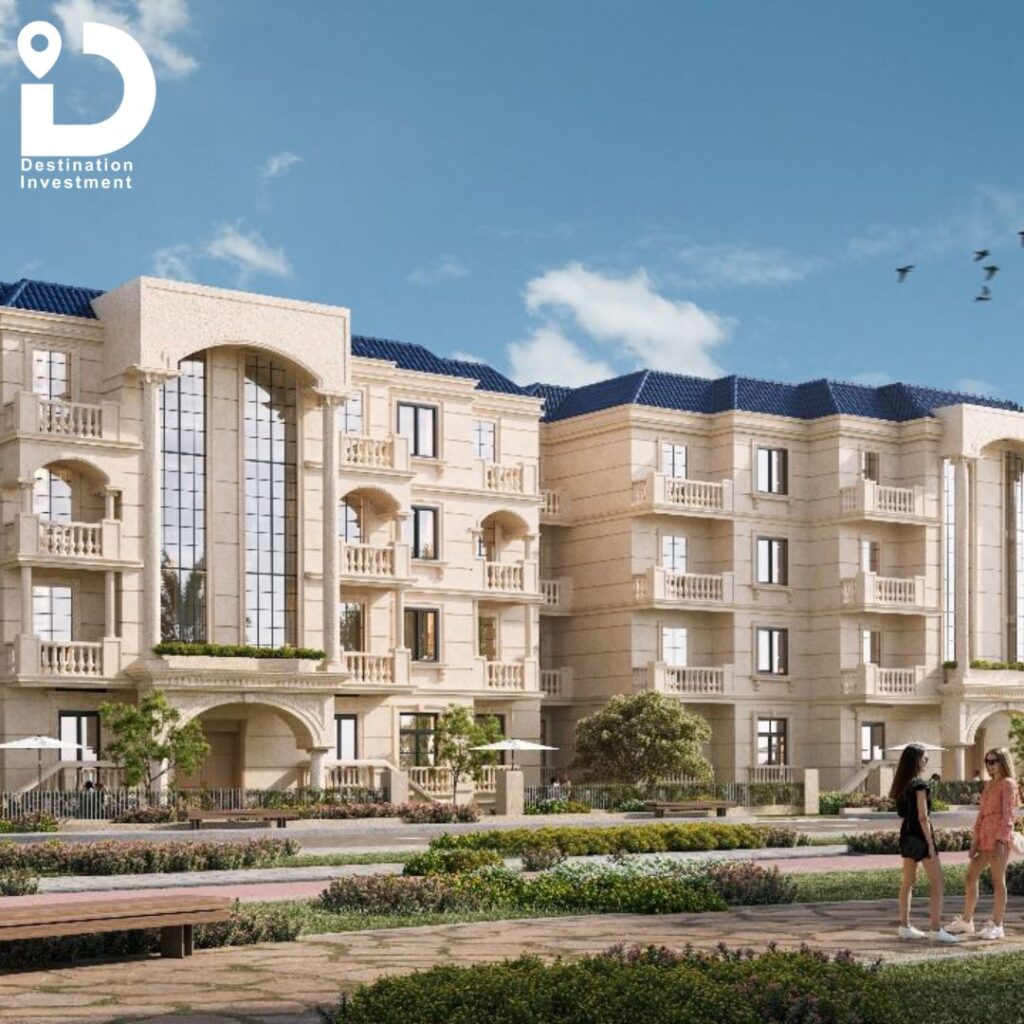 صورة 3D داخلية توضح التصميم العصري لإحدى الوحدات السكنية في Etala Compound – October Gardens – Elmanara Development.