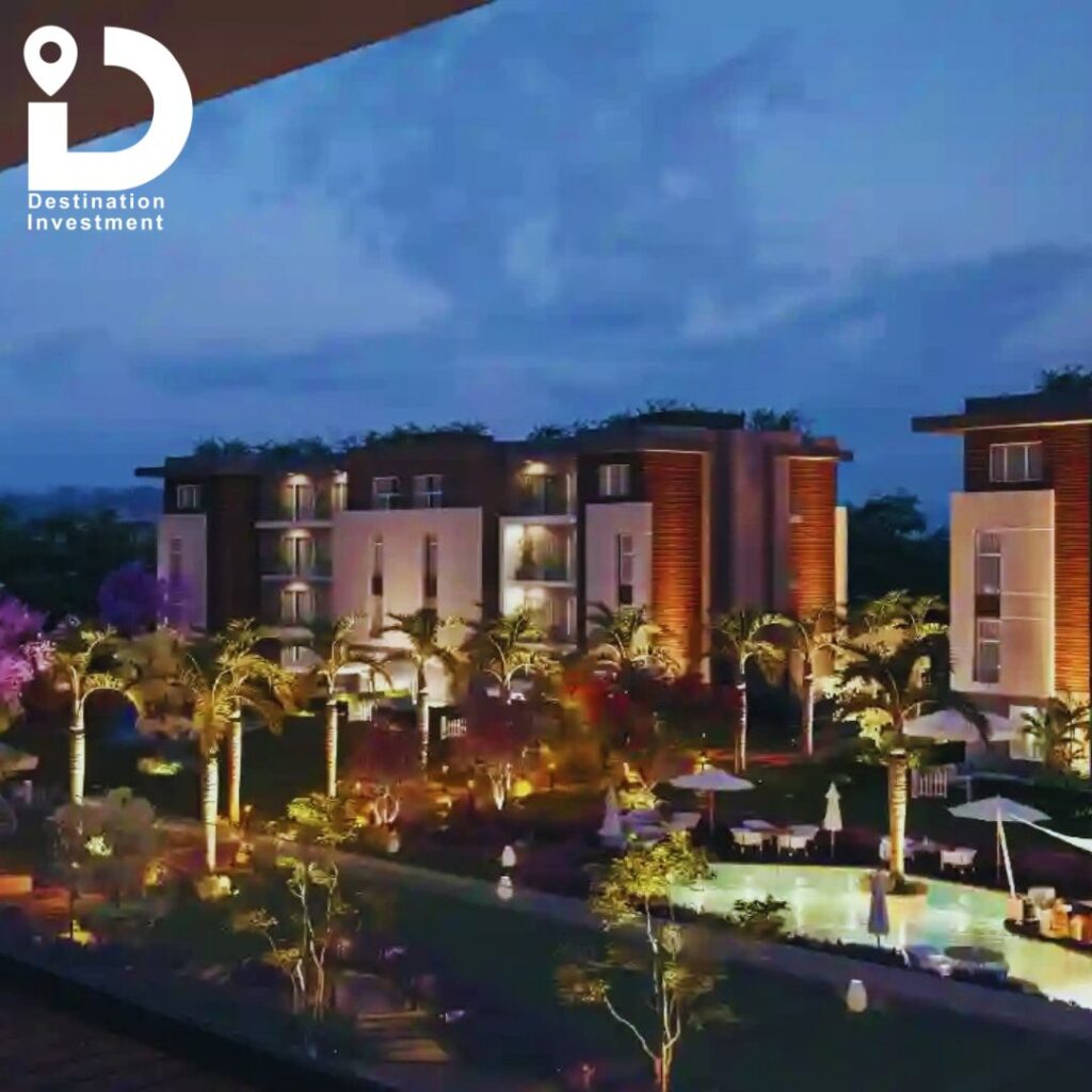 تصميم داخلي أنيق لإحدى الوحدات في مشروع Acasa Mia – التجمع الخامس من تطوير Dar Al Alamia Development.
