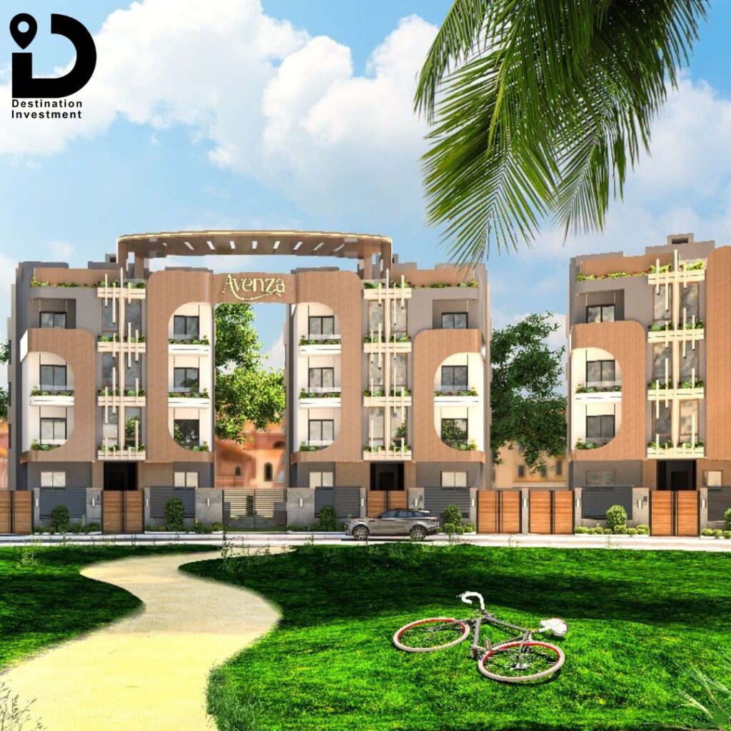 واجهة خارجية حديثة وأنيقة للمشروع – Urbana Development – Mini Compound AVENZA – North House