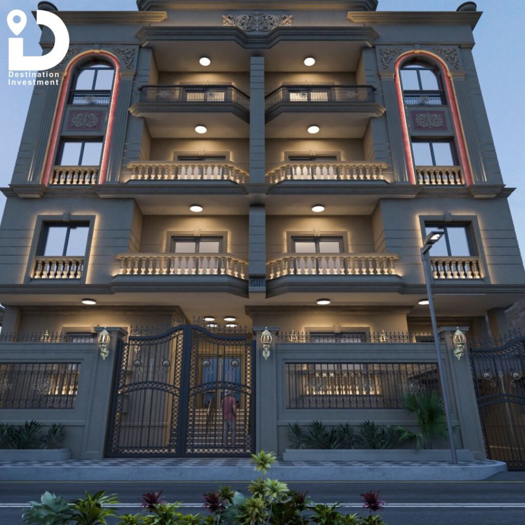 تصميم معماري حديث للمباني السكنية – Urbana Development – الحي الخامس – قطعتا D50 و i38
