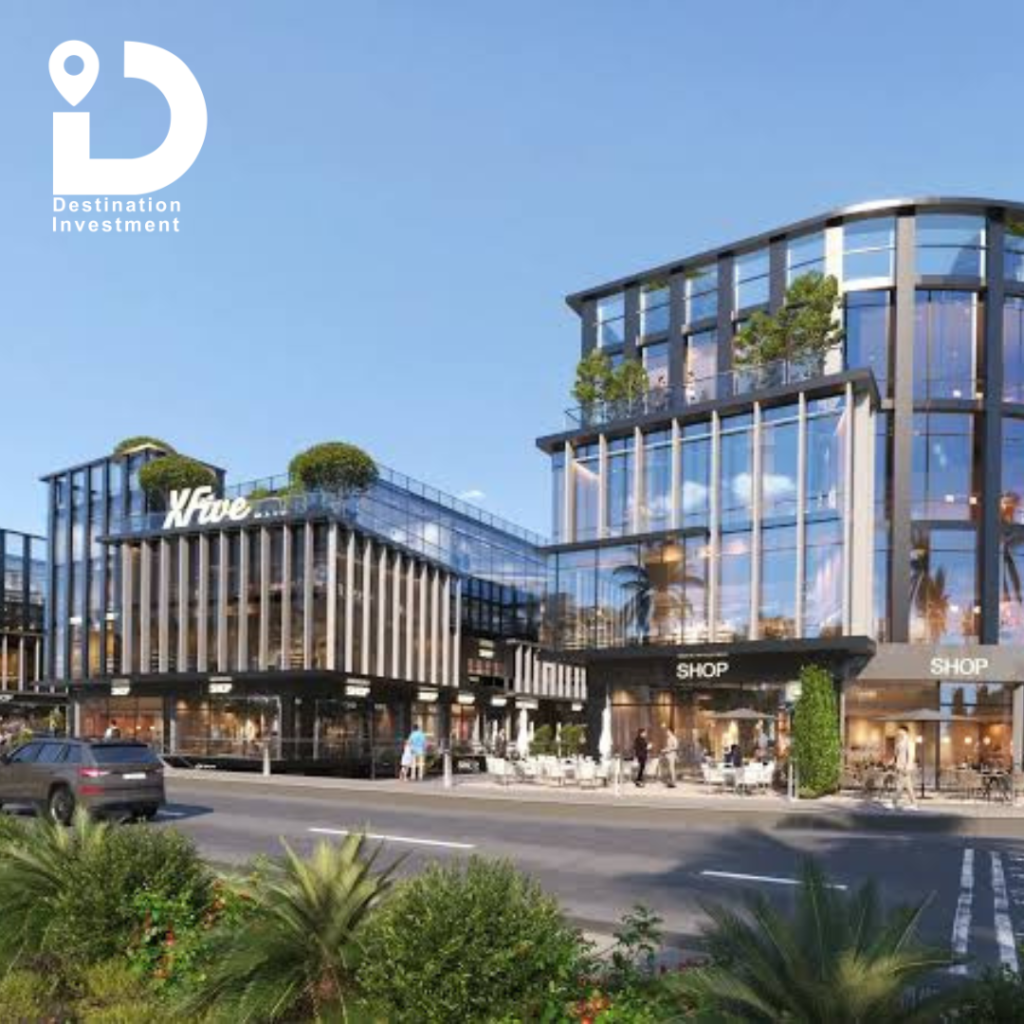 X Five Mall New Cairo plaza with open outdoor spaces