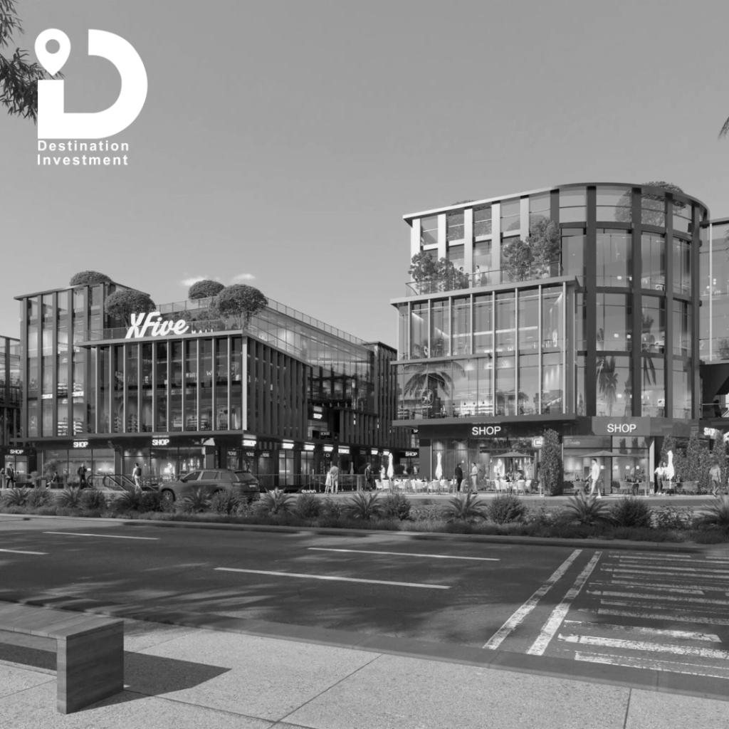 X Five Mall New Cairo main facade on North 90 Street